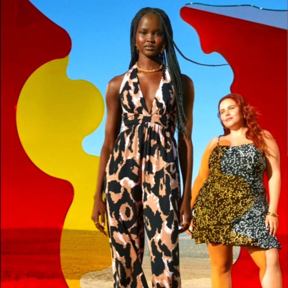 Diane Von Furstenberg For Target Halter Animal Print Jumpsuit